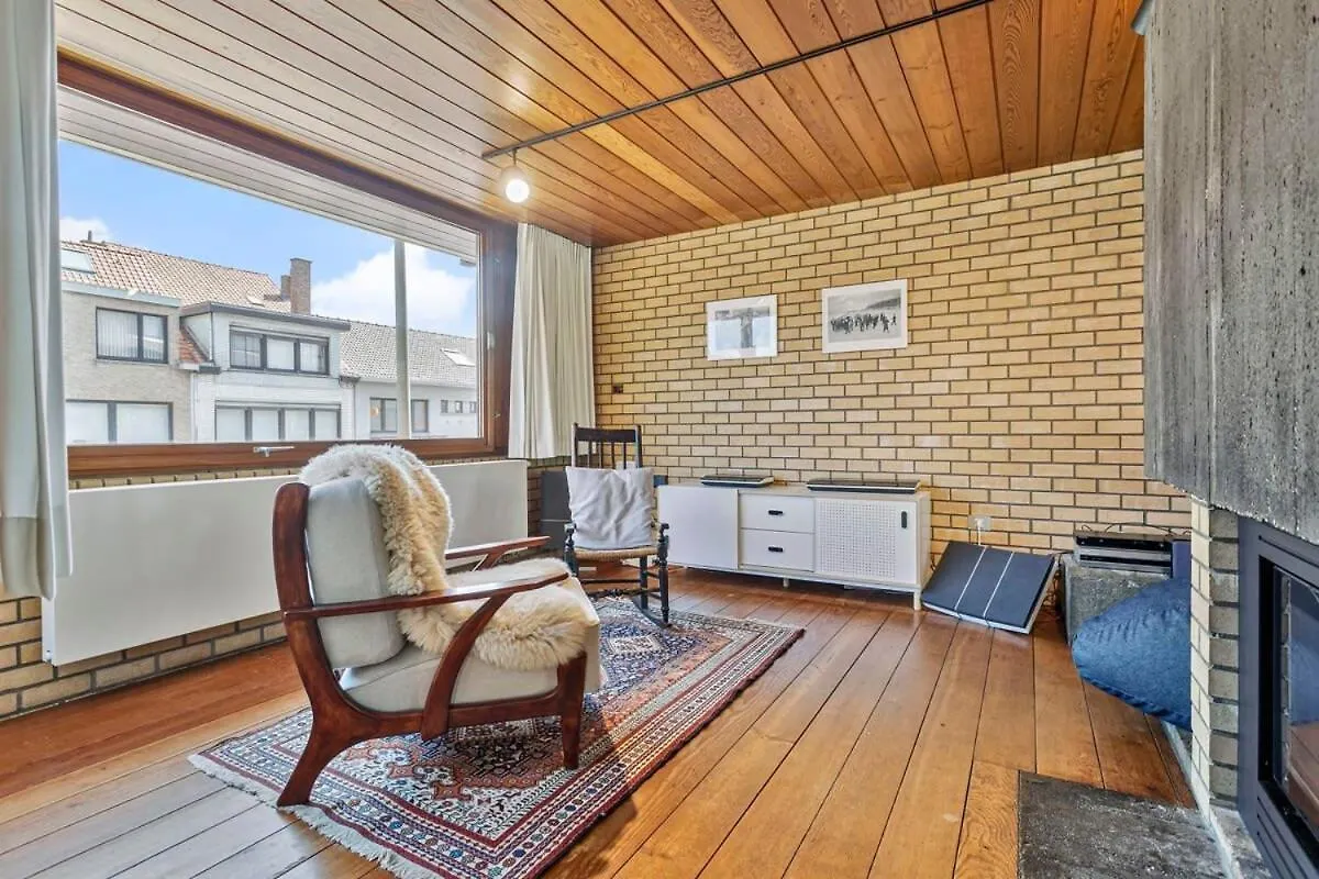 בית נופש אוסטנדה Huswell - Modernist Design House With Garden Near The Beach